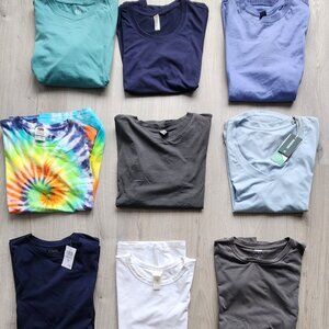 T Shirt Tee shirt Short Sleeves Lot Sz Small 9 Shirts, 2 NWT